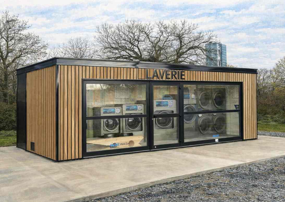 Bungalow laverie modèle XXL
